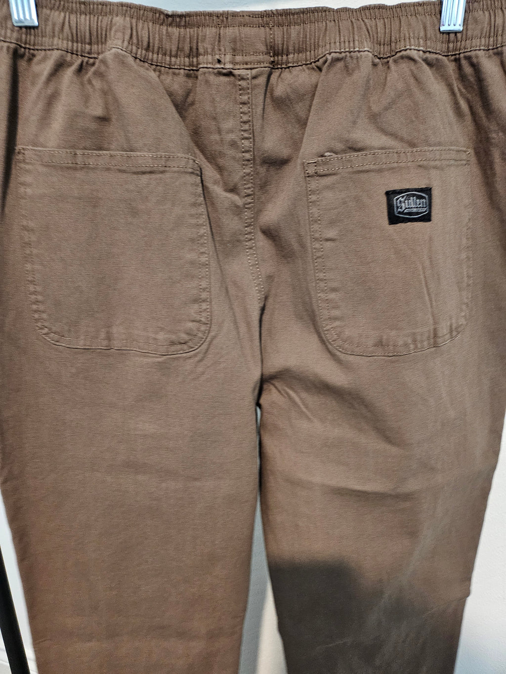 Stretched E-Waist Canvas Pants (Walnut)