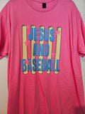 JESUS AND BASEBALL T-SHIRT