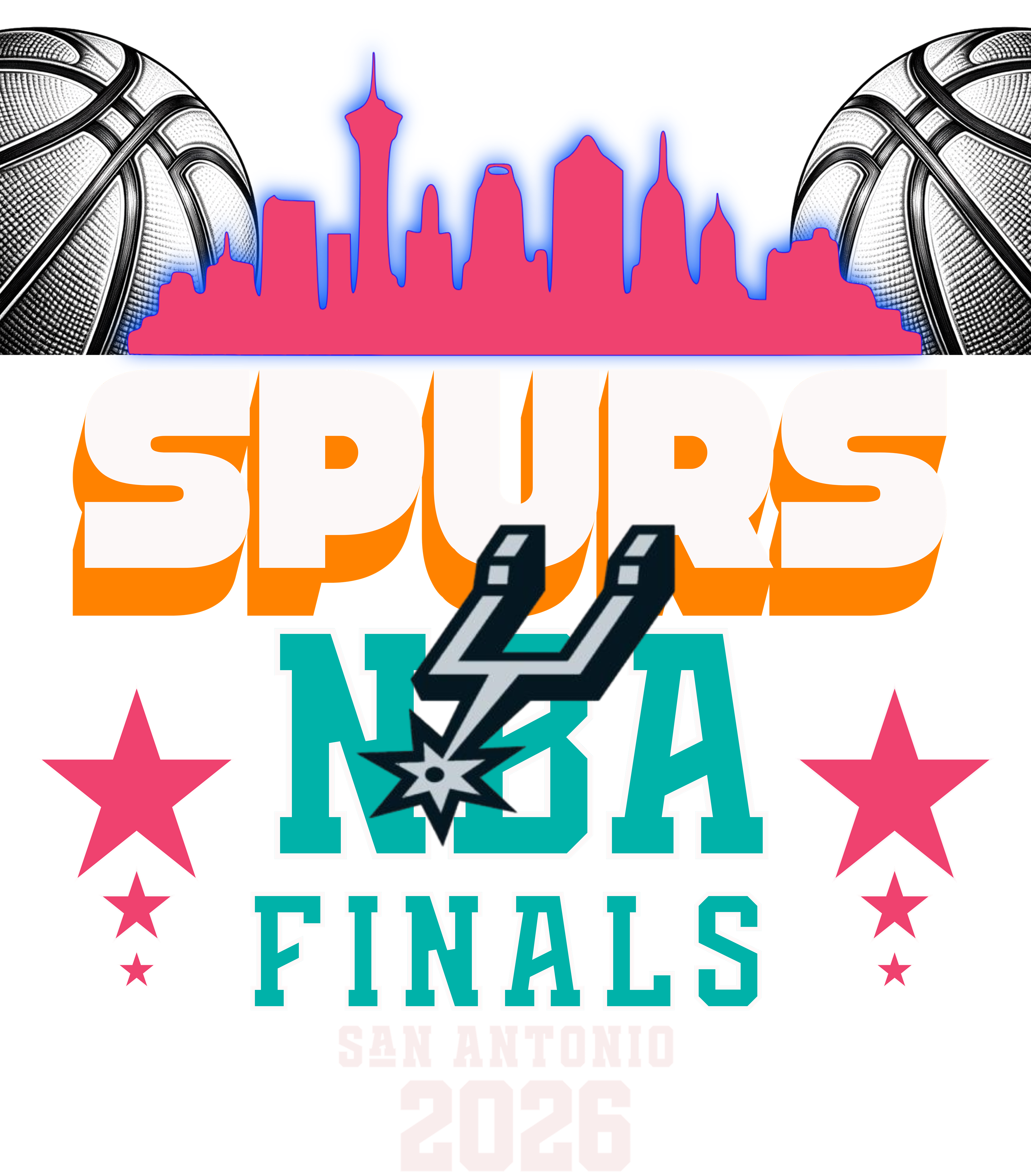 Spurs Finals t-shirt