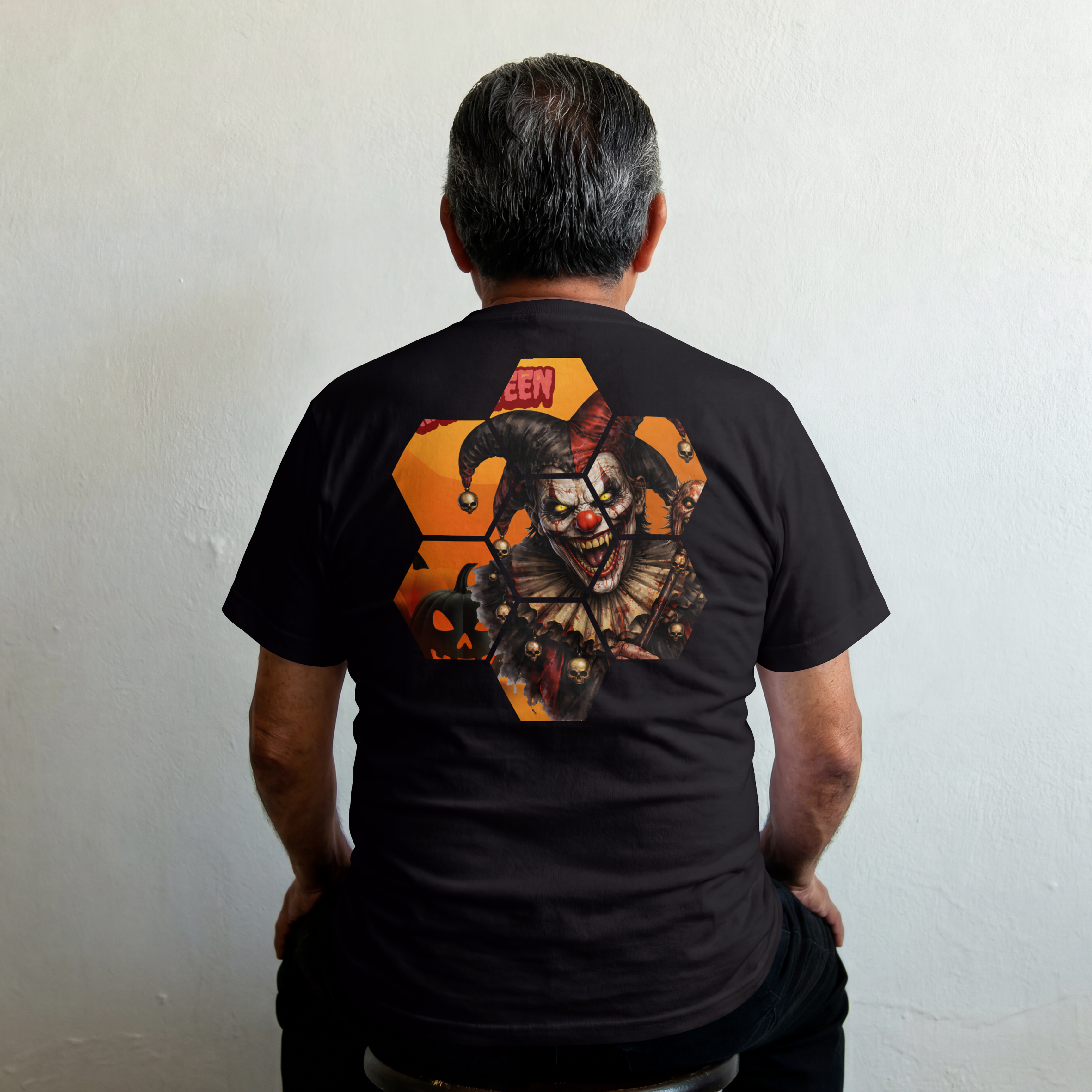 Evil Clown Halloween T-shirt