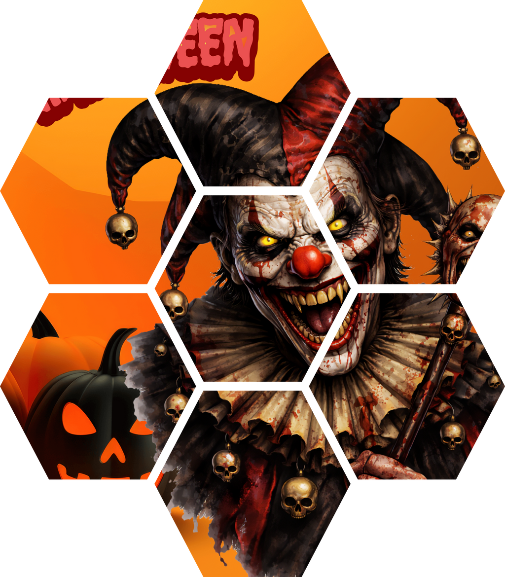 Evil Clown Halloween T-shirt