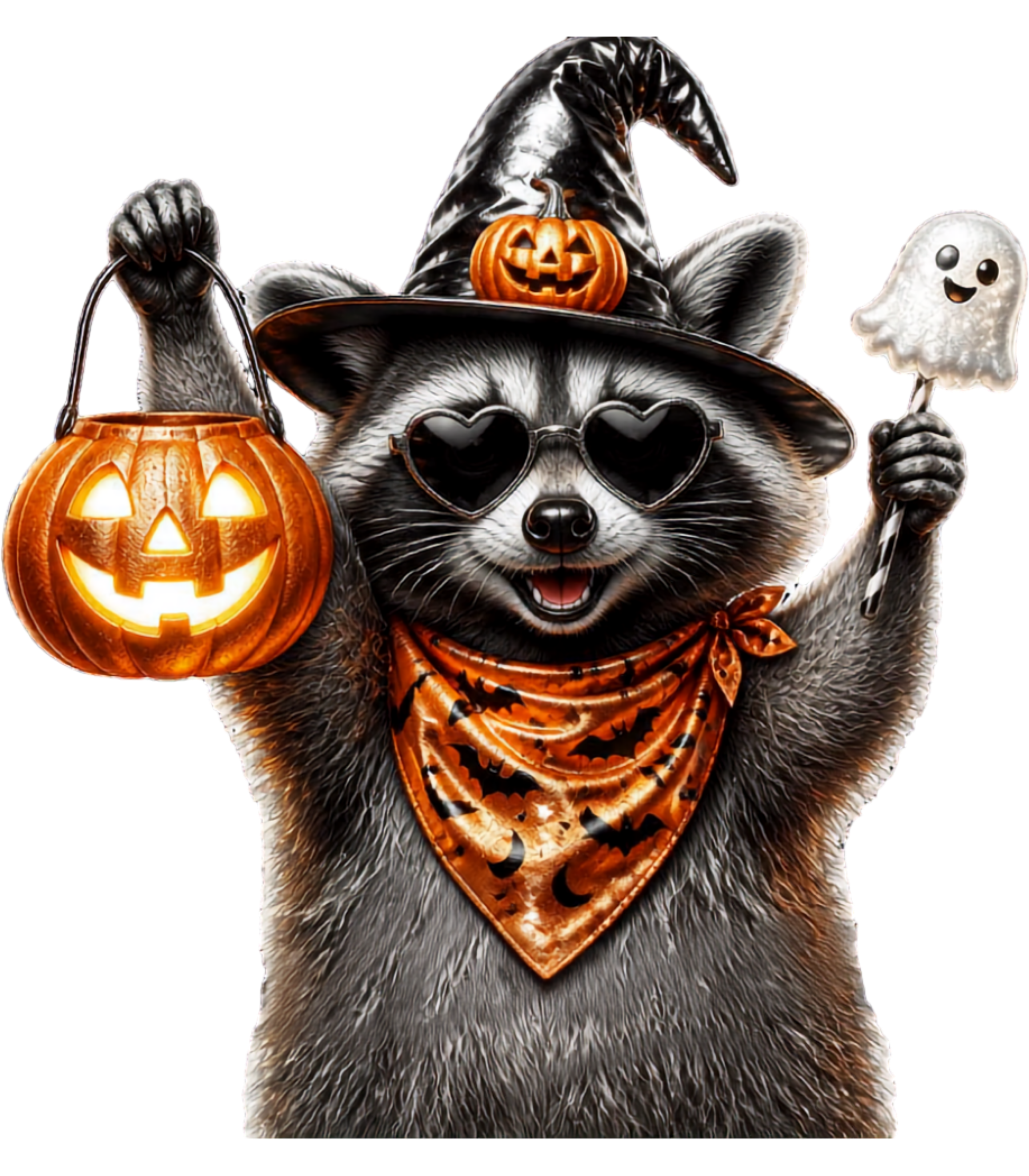Raccoon Halloween T-shirt
