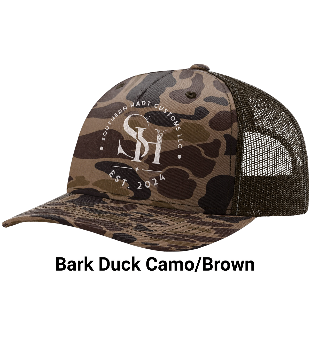 Richardson 112-PFP Camo Cap with your Own Custom LOGO