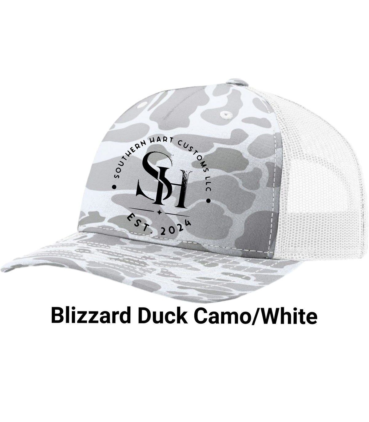 Richardson 112-PFP Camo Cap with your Own Custom LOGO