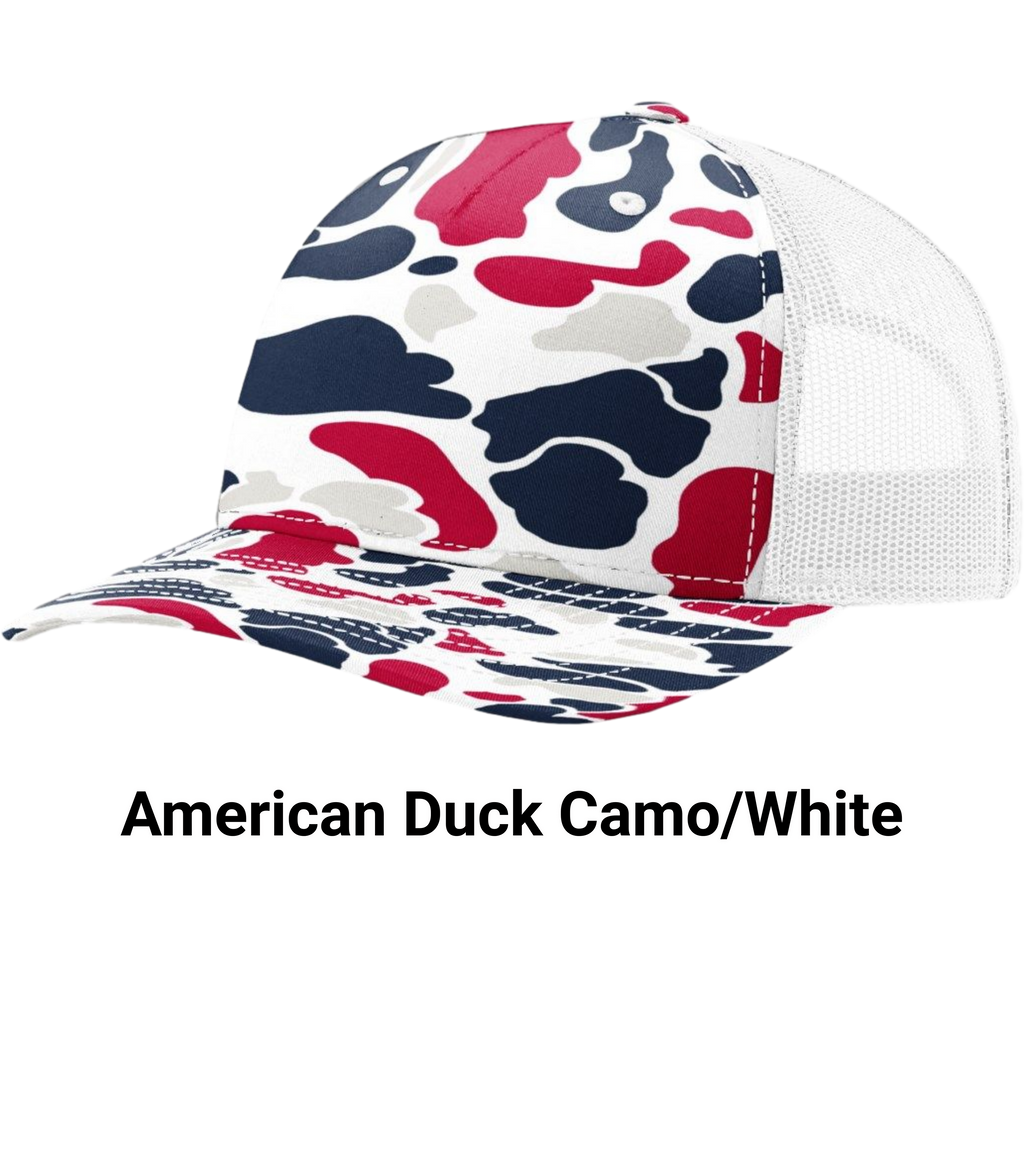 Richardson 112-PFP Camo Cap with your Own Custom LOGO